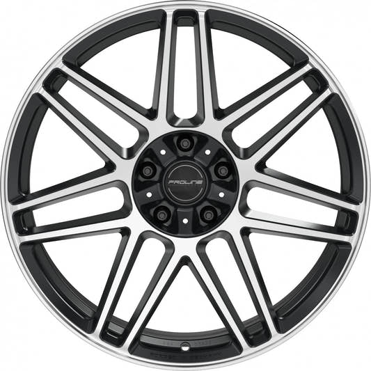 Proline PFG forged black matt polished 10x22 ET35 - LK5/130 ML84