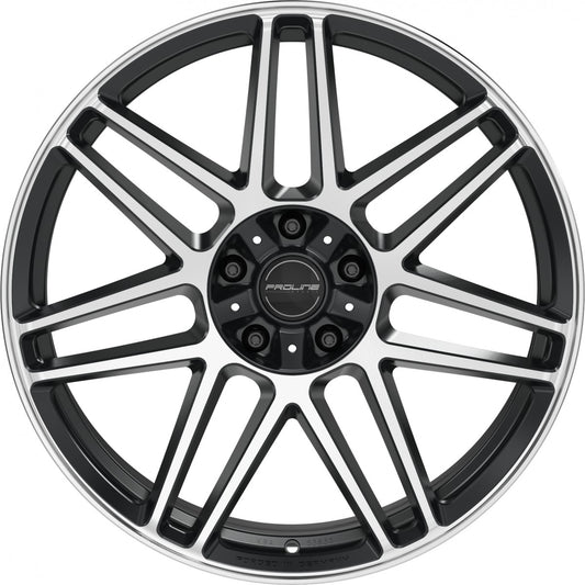 Proline PFG forged black matt polished 10x22 ET35 - LK5/130 ML84