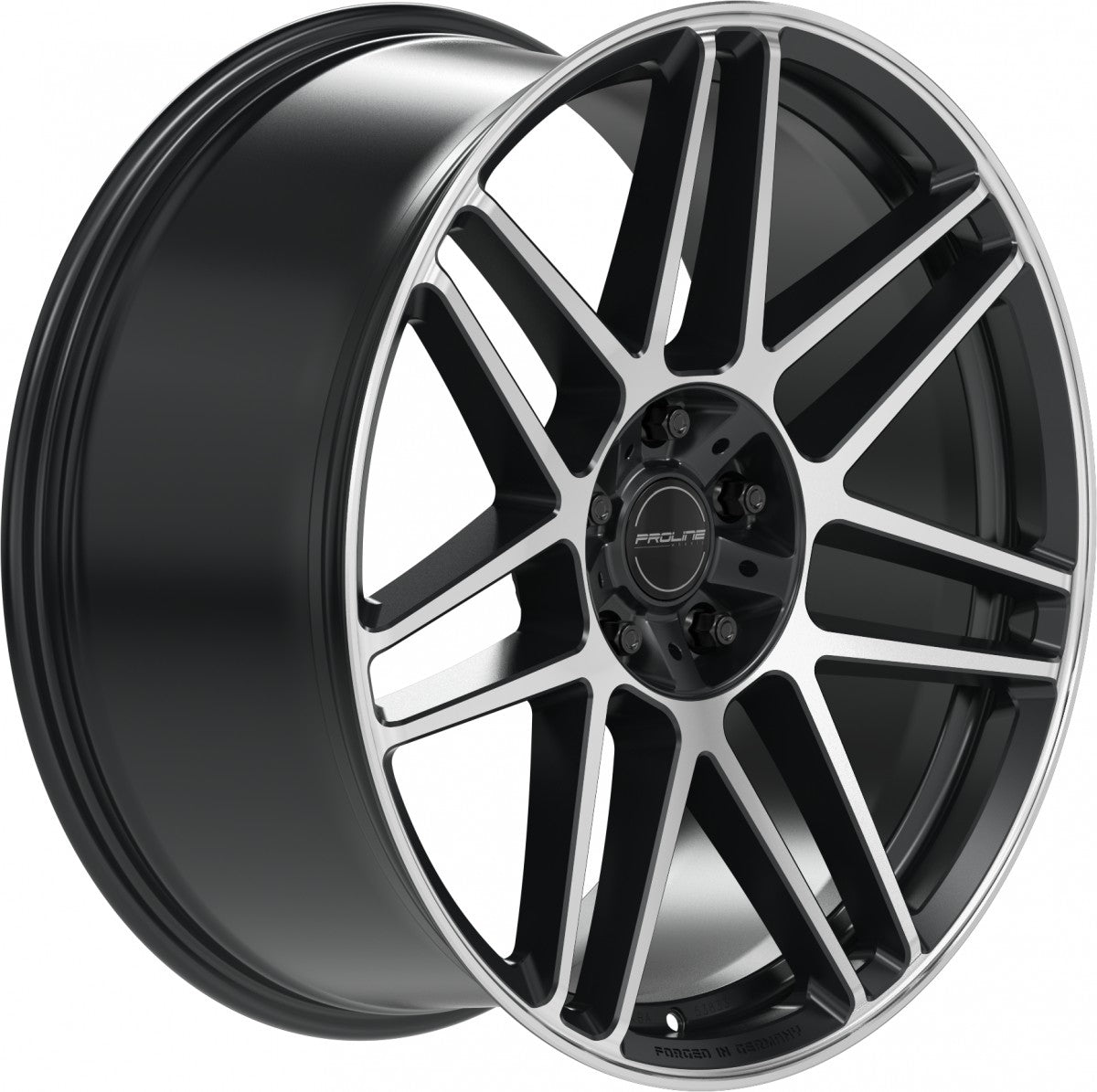 Proline PFG forged black matt polished 10x22 ET35 - LK5/130 ML84