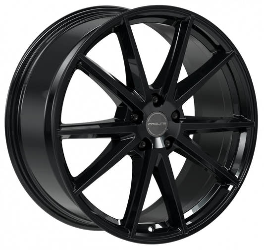 Proline PXL black glossy 9x20 ET35 - LK5/112 ML66.5