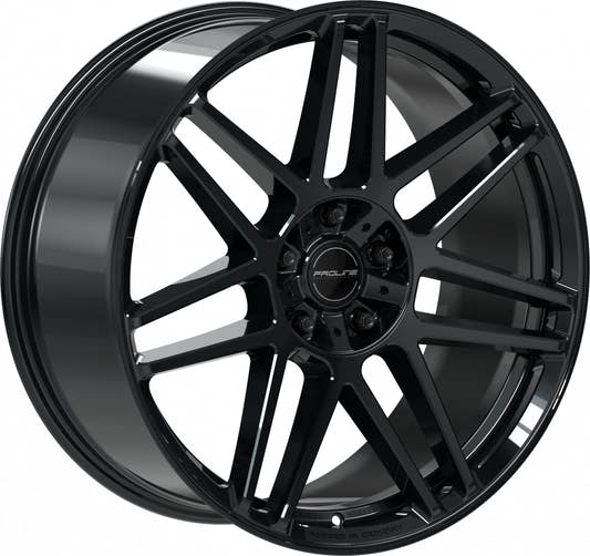Proline PFG forged black glossy 10x22 ET21 - LK5/130 ML84