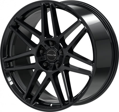 Proline PFG forged black glossy 10x22 ET21 - LK5/130 ML84