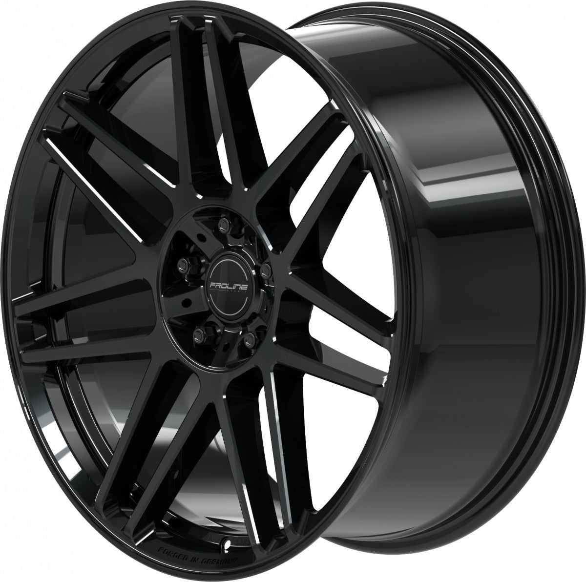 Proline PFG forged black glossy 10x22 ET21 - LK5/130 ML84