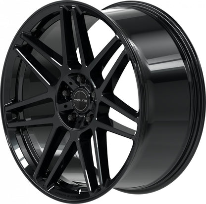 Proline PFG forged black glossy 10x22 ET21 - LK5/130 ML84