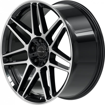 Proline PFG forged black polished 10x22 ET21 - LK5/130 ML84