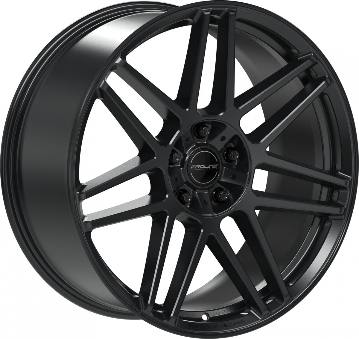 Proline PFG forged black matt 10x22 ET21 - LK5/130 ML84