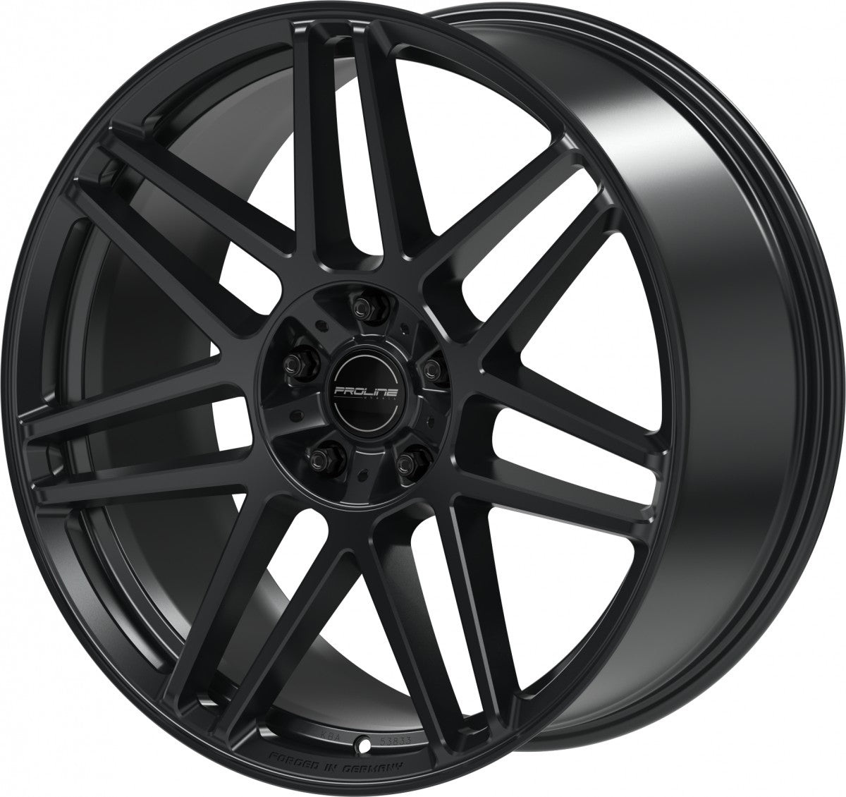 Proline PFG forged black matt 10x22 ET21 - LK5/130 ML84