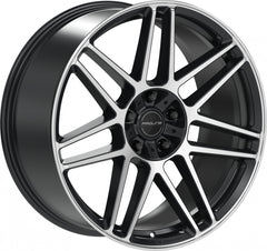 Proline PFG forged black matt polished Alufelge 10x22 Zoll ET21 LK 5x130 ML84