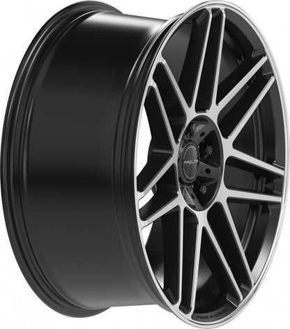 Proline PFG forged black matt polished 10x22 ET21 - LK5/130 ML84
