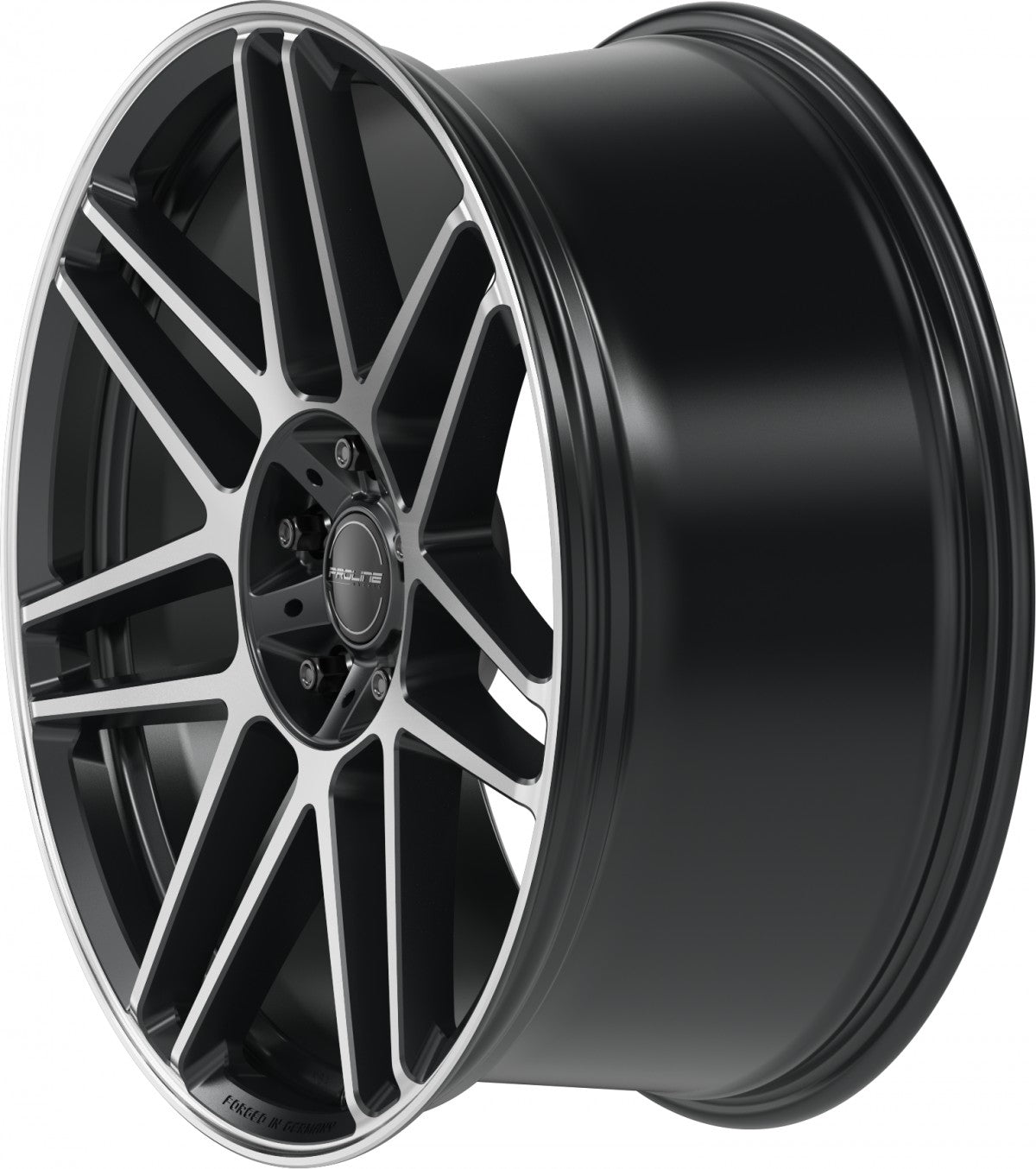 Proline PFG forged black matt polished 10x22 ET21 - LK5/130 ML84