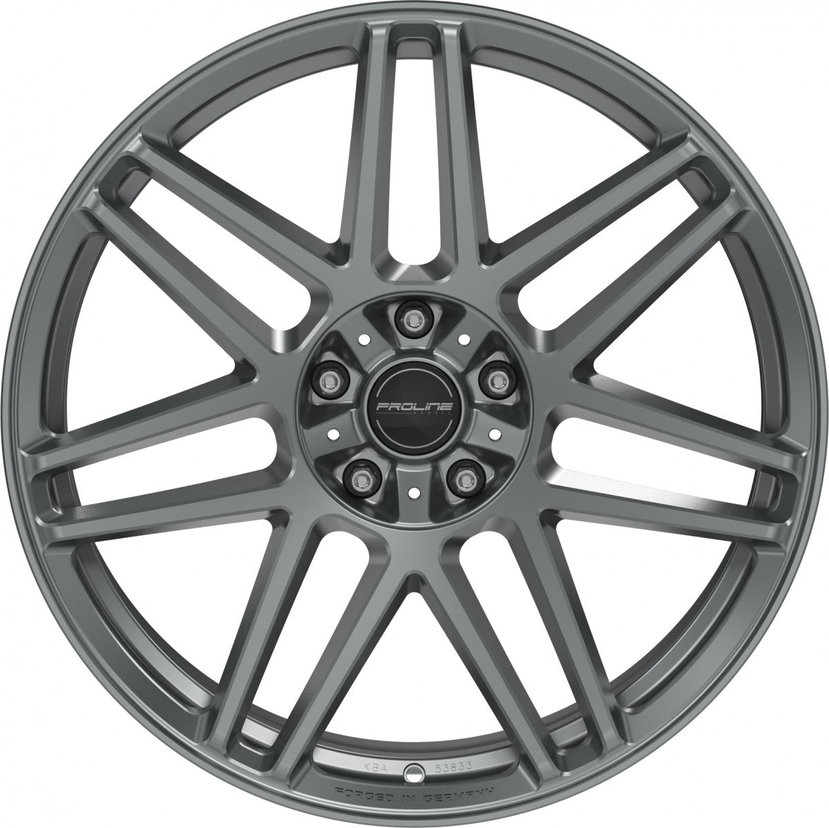 Proline PFG forged matt grey 10x22 ET21 - LK5/130 ML84