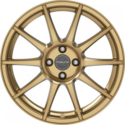 Proline UX100 gold matt Alufelge 7x17 Zoll ET46 LK 4x100 ML63.3 – Bild 6
