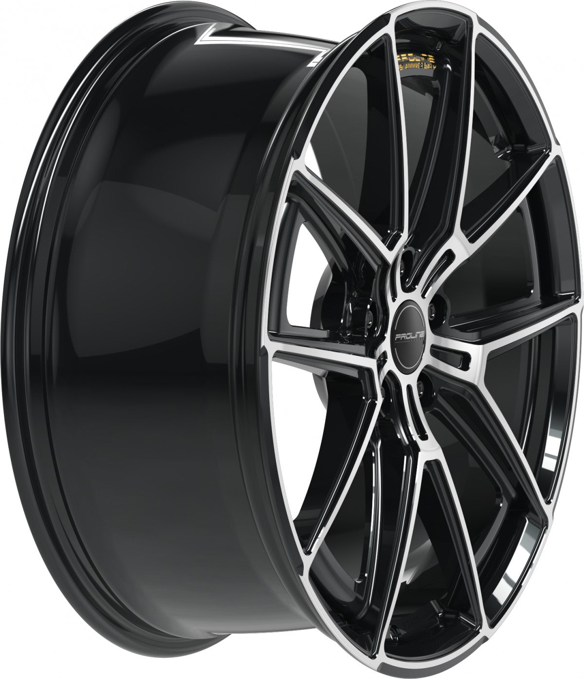 Proline PF25 forged black polished 8.5x20 ET28 - LK5/112 ML66.5