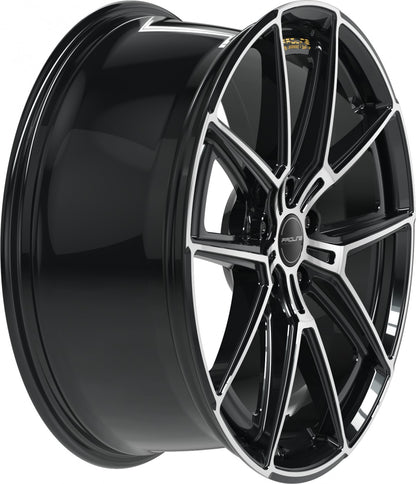 Proline PF25 forged black polished 8.5x20 ET28 - LK5/112 ML57.1