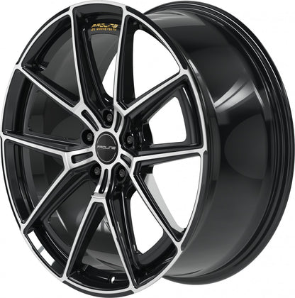 Proline PF25 forged black polished 9.5x20 ET42 - LK5/112 ML57.1