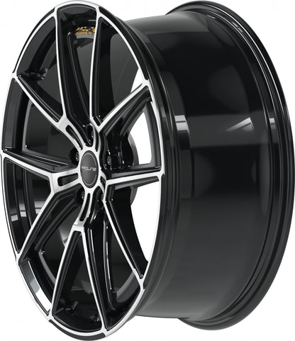 Proline PF25 forged black polished 9.5x20 ET42 - LK5/112 ML66.5