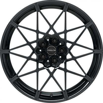 Proline PFM forged black glossy 9.5x20 ET28 - LK5/112 ML66.5