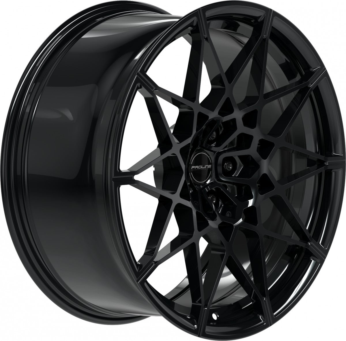 Proline PFM forged black glossy 9.5x20 ET28 - LK5/112 ML66.5