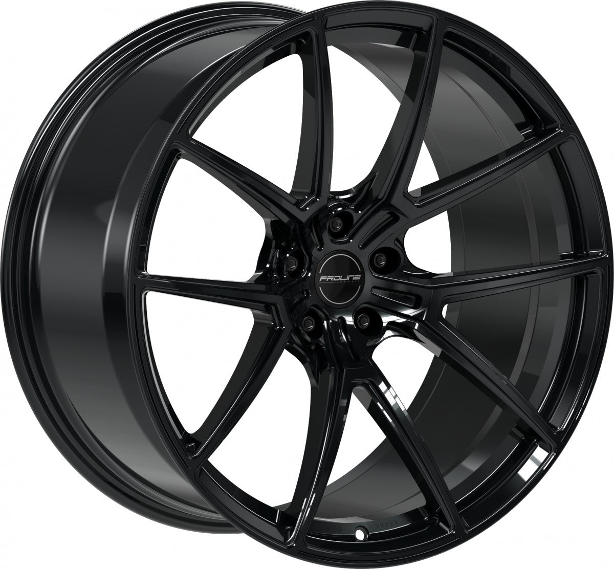 Proline PFR forged black glossy 10.5x21 ET19 - LK5/112 ML66.5