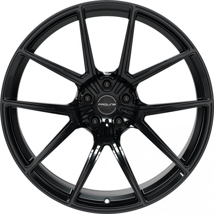 Proline PFR forged black glossy 10.5x21 ET19 - LK5/112 ML66.5