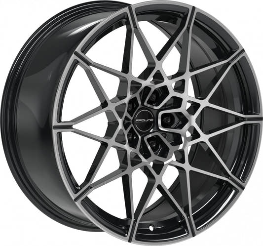 Proline PFM forged black polished Alufelge 9.5x20 Zoll ET28 LK 5x112 ML66.5