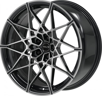 Proline PFM forged black polished 9.5x20 ET28 - LK5/112 ML66.5