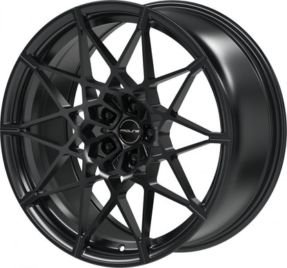 Proline PFM forged black matt 9.5x20 ET22 - LK5/112 ML66.5
