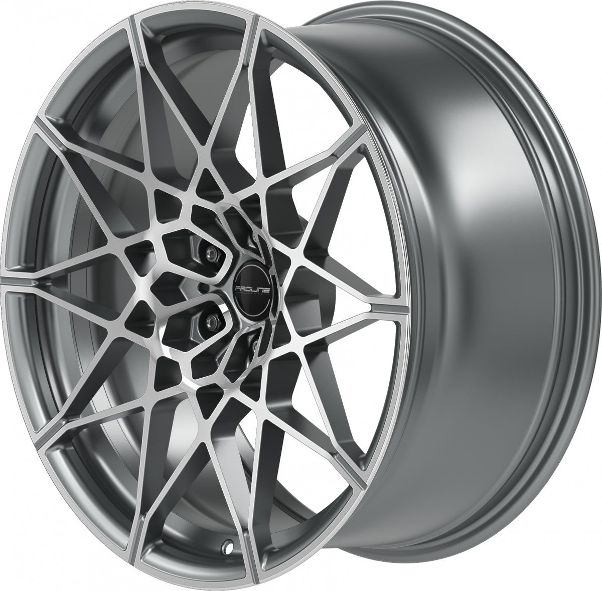 Proline PFM forged matt grey polished 9.5x20 ET22 - LK5/112 ML66.5
