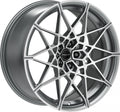 Proline PFM forged matt grey polished Alufelge 9.5x20 Zoll ET28 LK 5x112 ML66.5