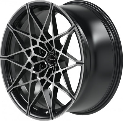 Proline PFM forged black matt polished 10.5x20 ET28 - LK5/112 ML66.5