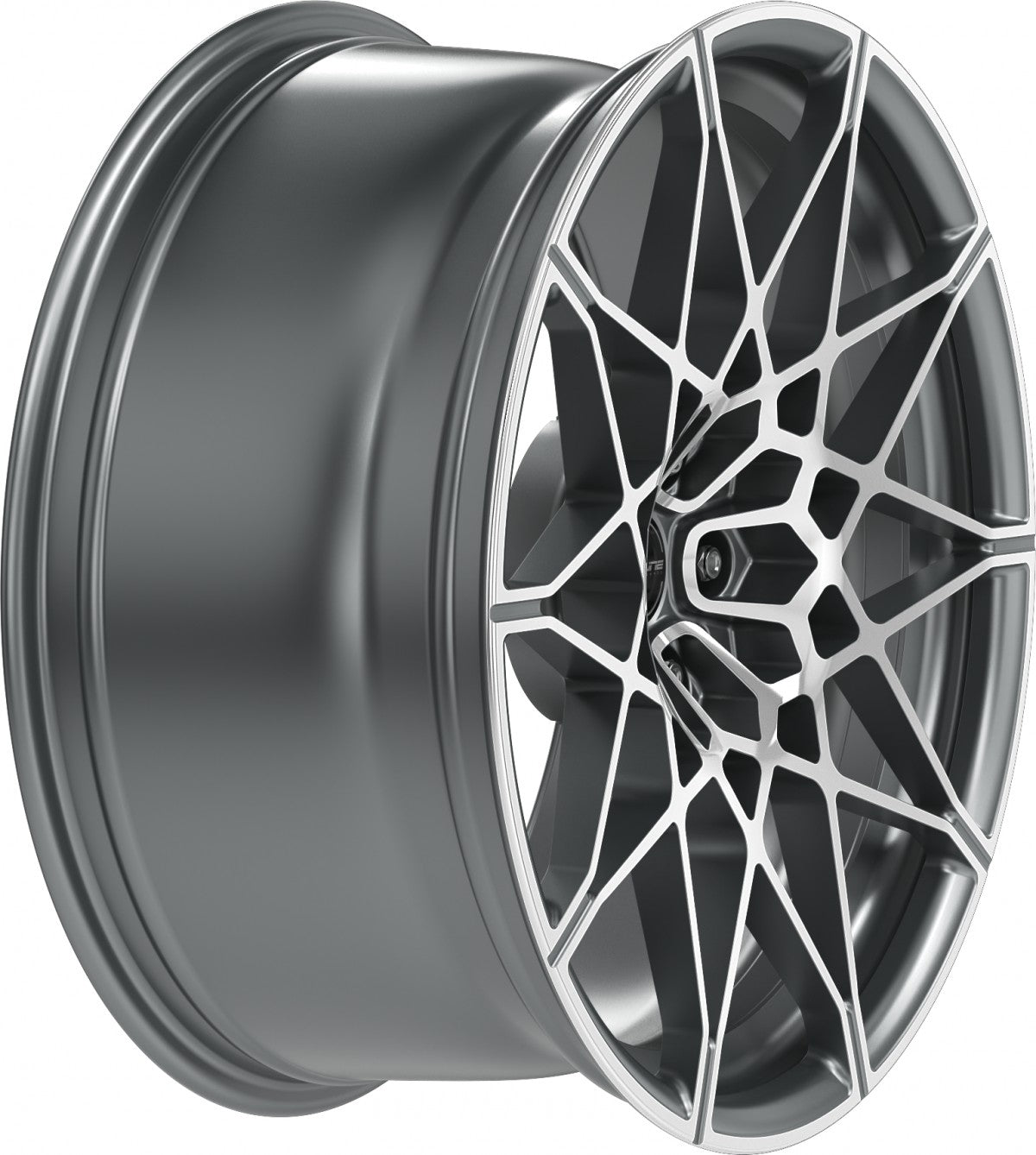 Proline PFM forged matt grey polished 10.5x20 ET28 - LK5/112 ML66.5