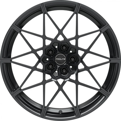 Proline PFM forged black matt 10.5x21 ET20 - LK5/112 ML66.5