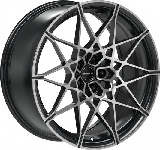 Proline PFM forged black matt polished Alufelge 10.5x21 Zoll ET20 LK 5x112 ML66.5