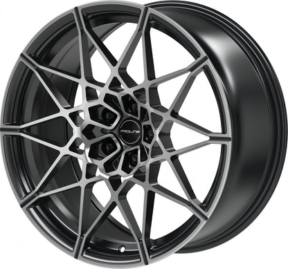 Proline PFM forged black matt polished 10.5x21 ET20 - LK5/112 ML66.5