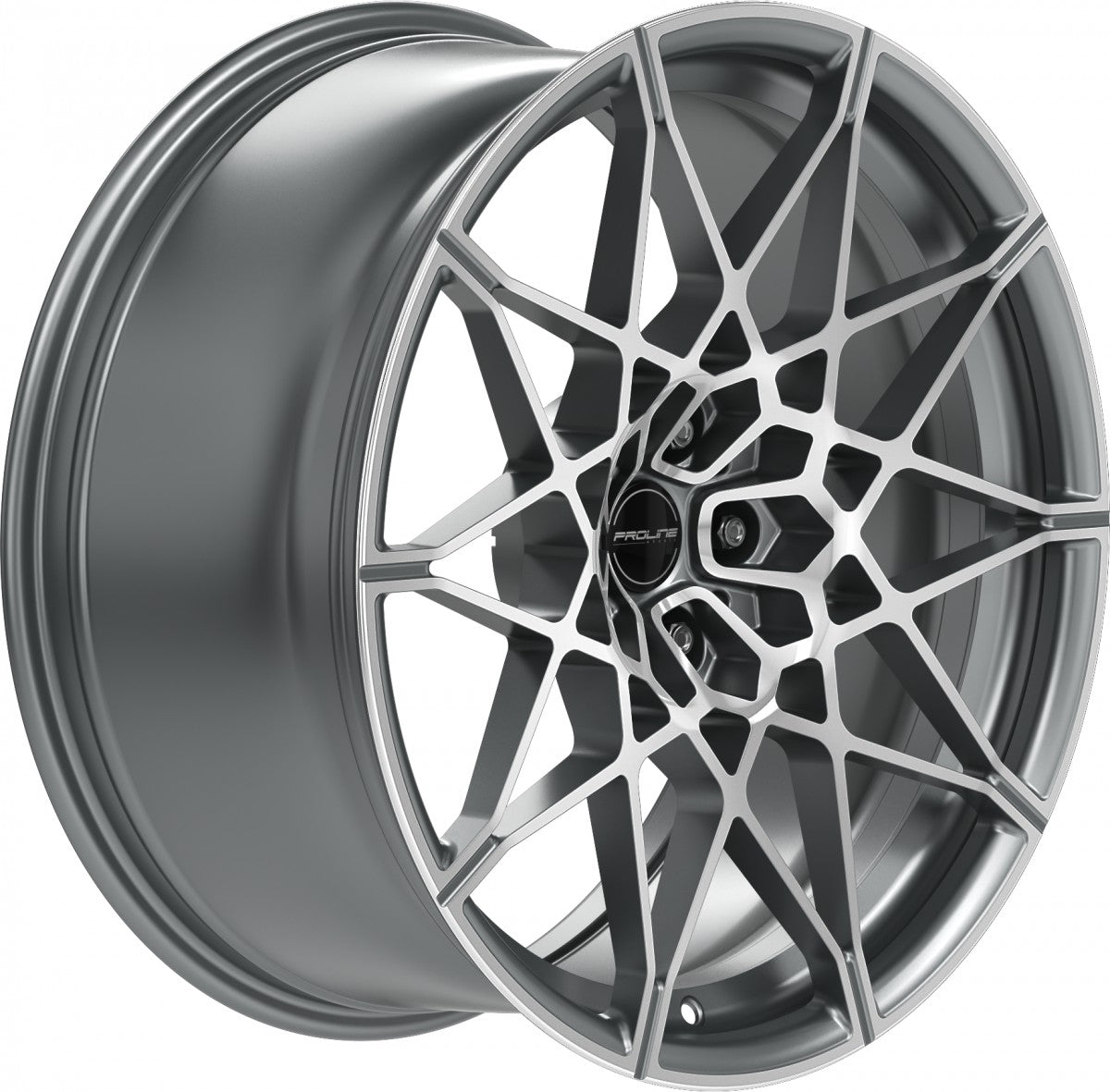 Proline PFM forged matt grey polished 10.5x21 ET20 - LK5/112 ML66.5