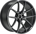Proline PFR forged black matt polished Alufelge 10.5x21 Zoll ET19 LK 5x112 ML66.5