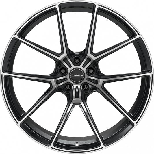 Proline PFR forged black matt polished Alufelge 10.5x21 Zoll ET19 LK 5x112 ML66.5
