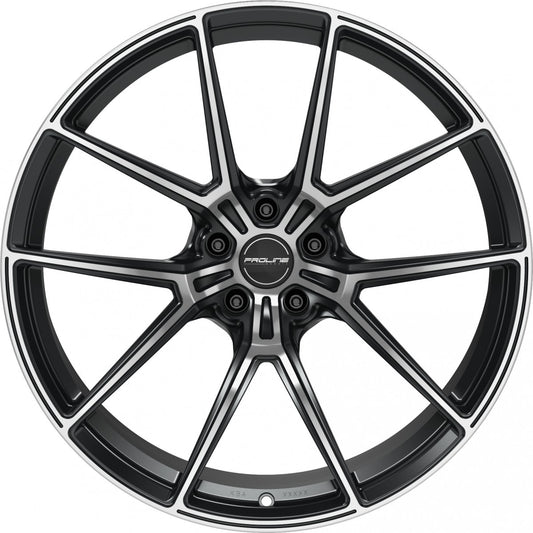 Proline PFR forged black matt polished 10.5x21 ET19 - LK5/112 ML66.5