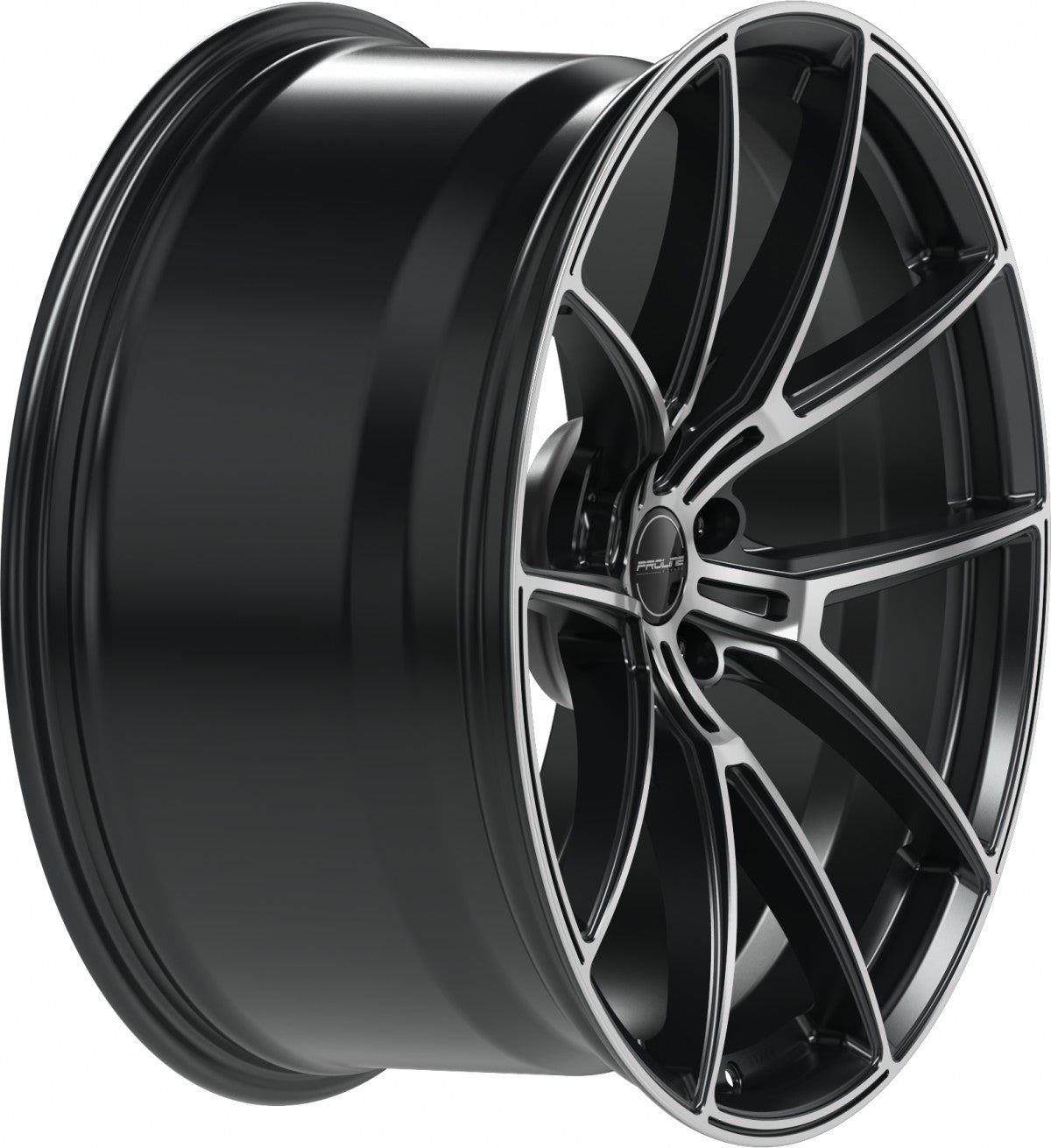 Proline PFR forged black matt polished 10.5x21 ET19 - LK5/112 ML66.5