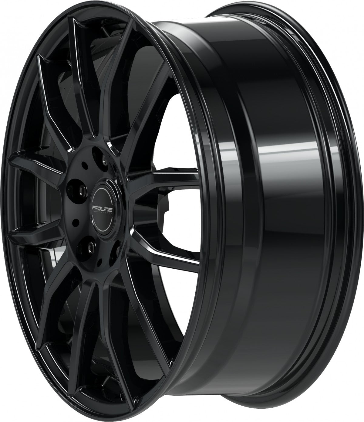 Proline AX100 black glossy 7x17 ET40 - LK4/100 ML63.3