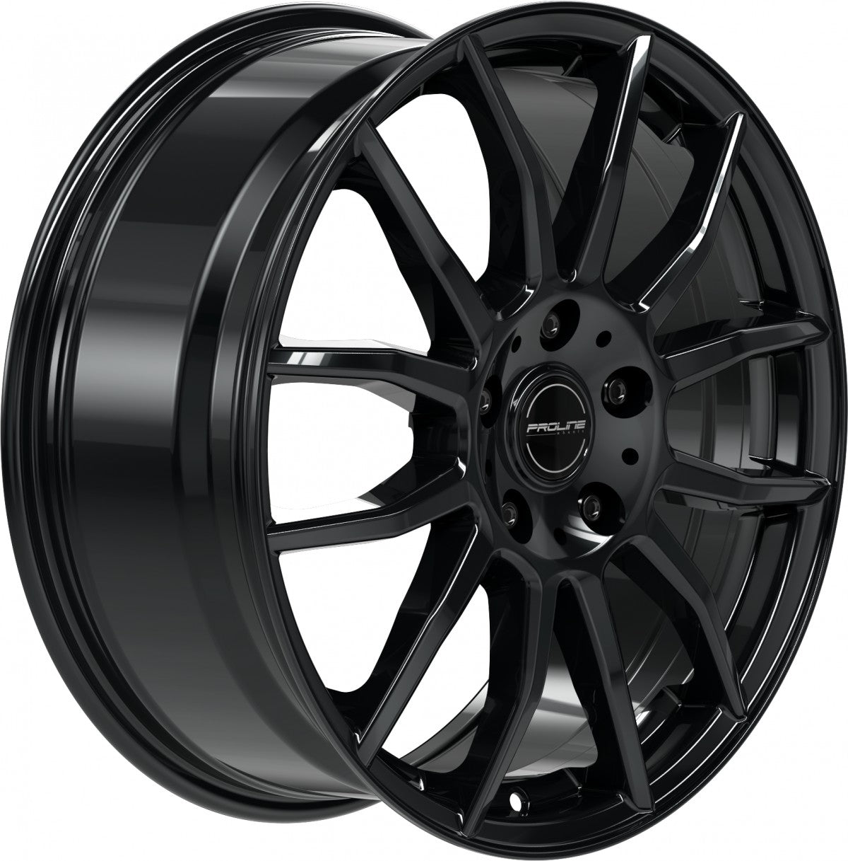 Proline AX100 black glossy 7x17 ET32 - LK4/108 ML74.1