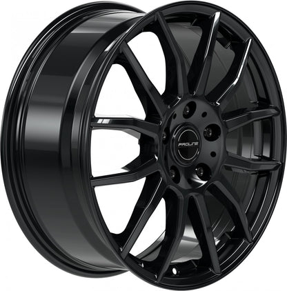 Proline AX100 black glossy 7x17 ET40 - LK5/100 ML63.3