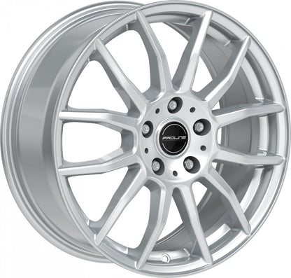 Proline AX100 arctic silver Alufelge 7x17 Zoll ET32 LK 4x108 ML74.1 – Bild 3