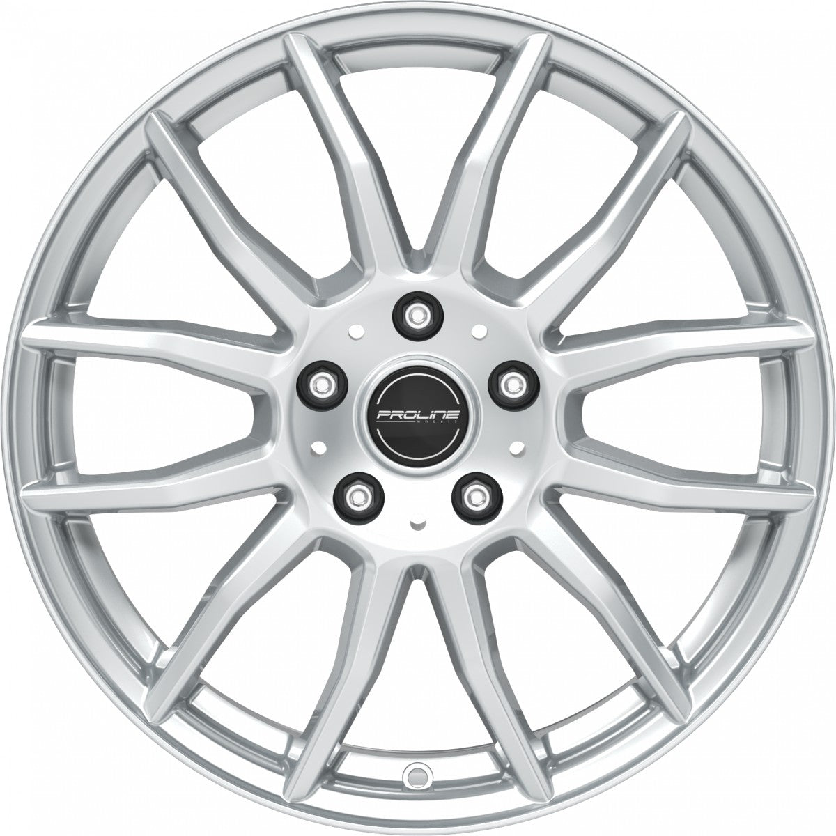Proline AX100 arctic silver Alufelge 7x17 Zoll ET48 LK 5x112 ML66.5 – Bild 2