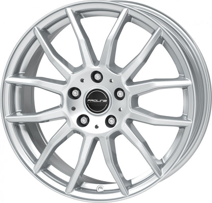 Proline AX100 arctic silver Alufelge 7x17 Zoll ET48 LK 5x112 ML66.5 – Bild 7
