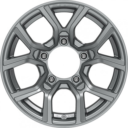 Proline PXJ matt grey Alufelge 6x15 Zoll ET5 LK 5x139.7 ML108.1 – Bild 2
