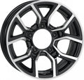 Proline PXJ black polished Alufelge 6x15 Zoll ET5 LK 5x139.7 ML108.1