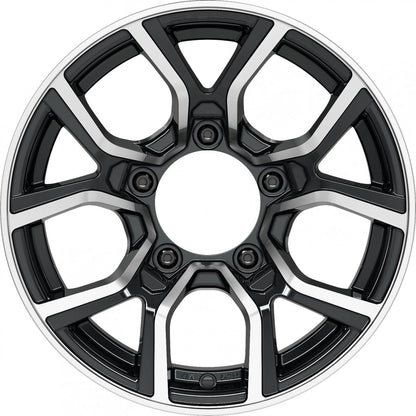 Proline PXJ black polished 6x15 ET5 - LK5/139.7 ML108.1