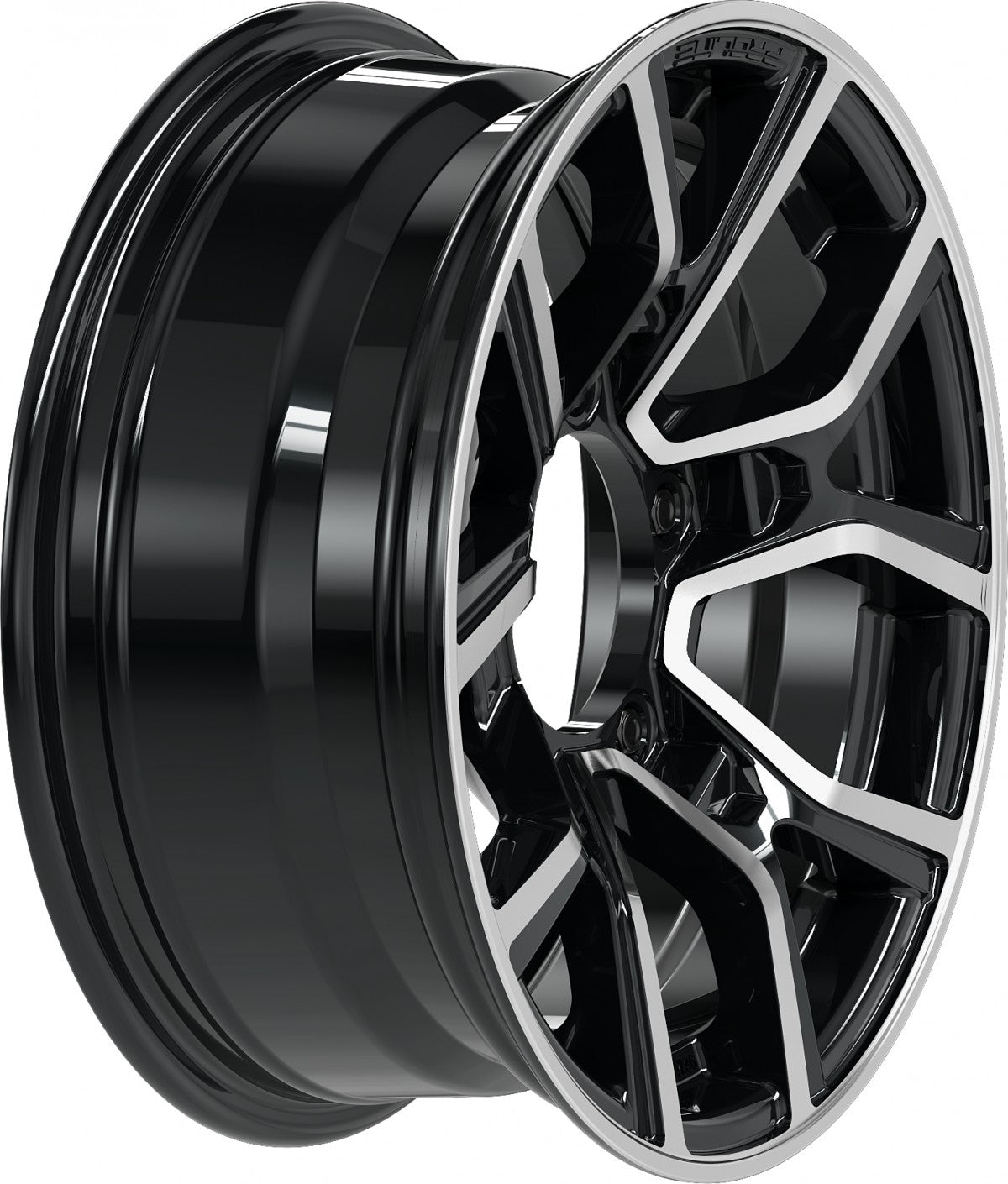 Proline PXJ black polished Alufelge 6x15 Zoll ET5 LK 5x139.7 ML108.1 – Bild 5