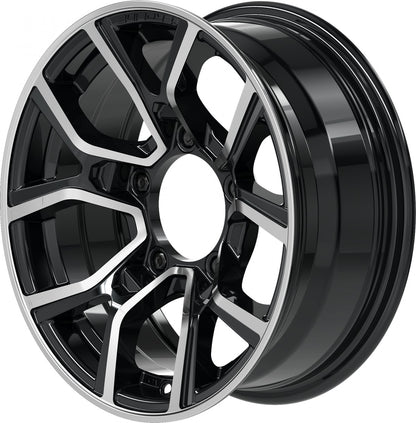 Proline PXJ black polished 6x15 ET5 - LK5/139.7 ML108.1